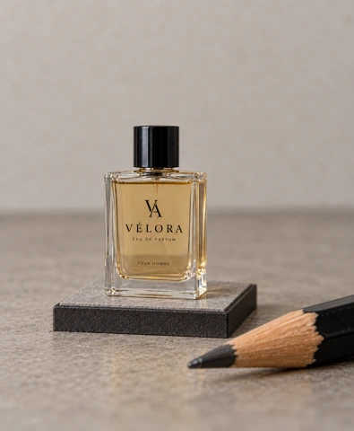 Vélora perfume bottle — miniature world