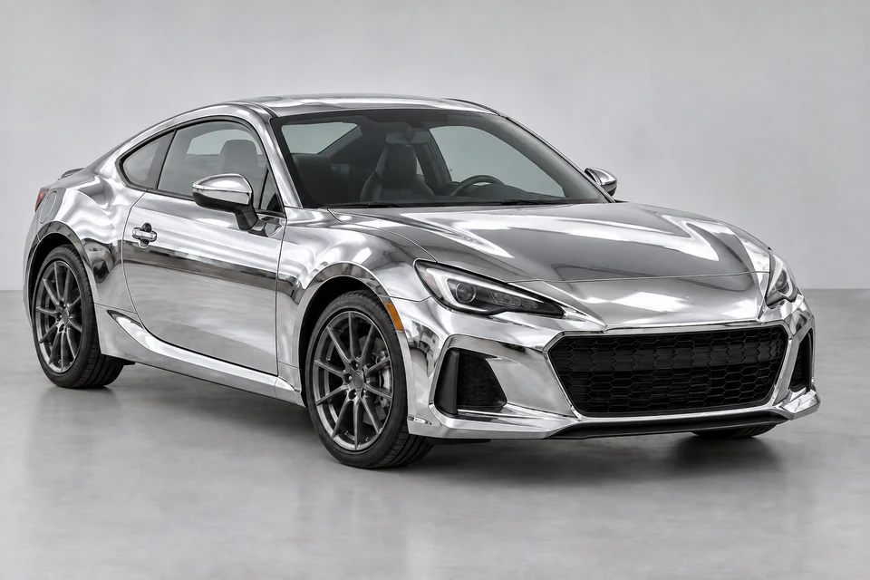 car — Chrome finish