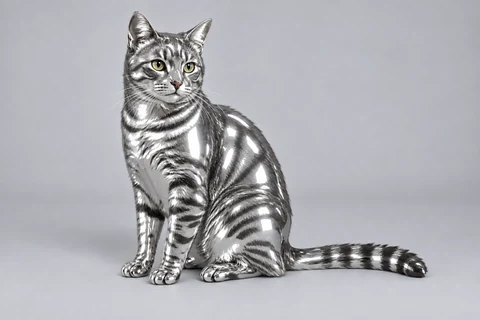 cat — Chrome finish