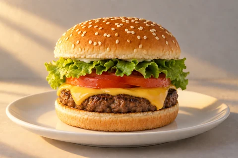 burger — Golden hour
