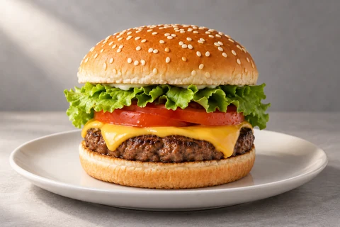 burger — Luxury product hero