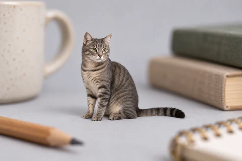 cat — Miniature world