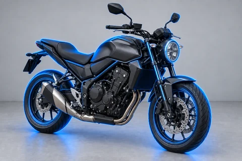 motorcycle — Neon edge light