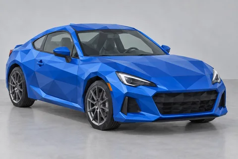 Faceted sculpture — car