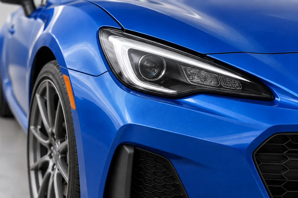 Macro detail — car