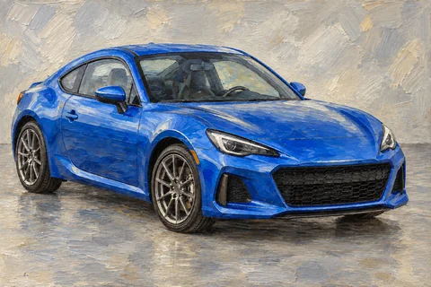 Oil on canvas — car