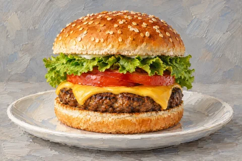 Oil on canvas — food