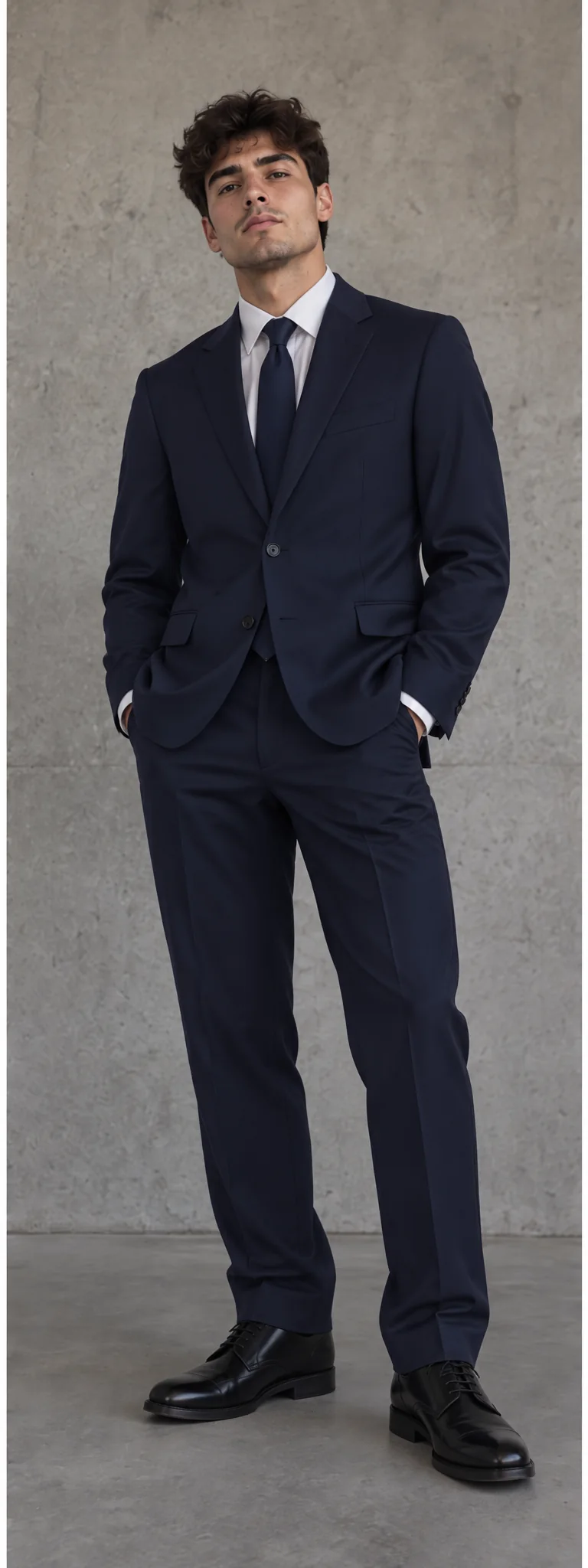 Costume and outfit try-on — man