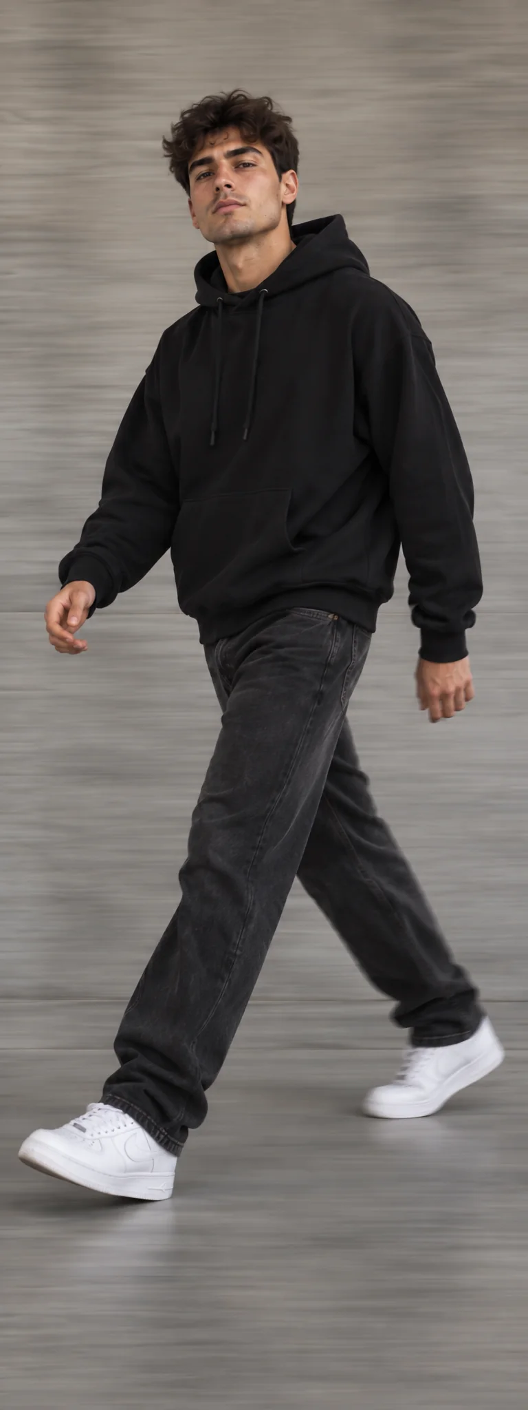 Tracked motion photo — man