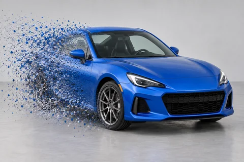 Particle dispersion — car