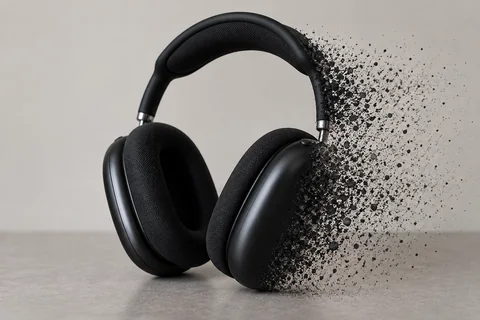 Particle dispersion — headphones
