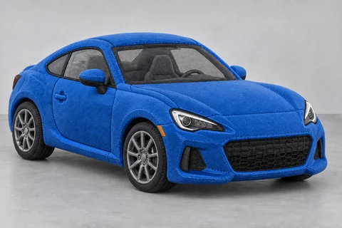 Soft plush collectible — car