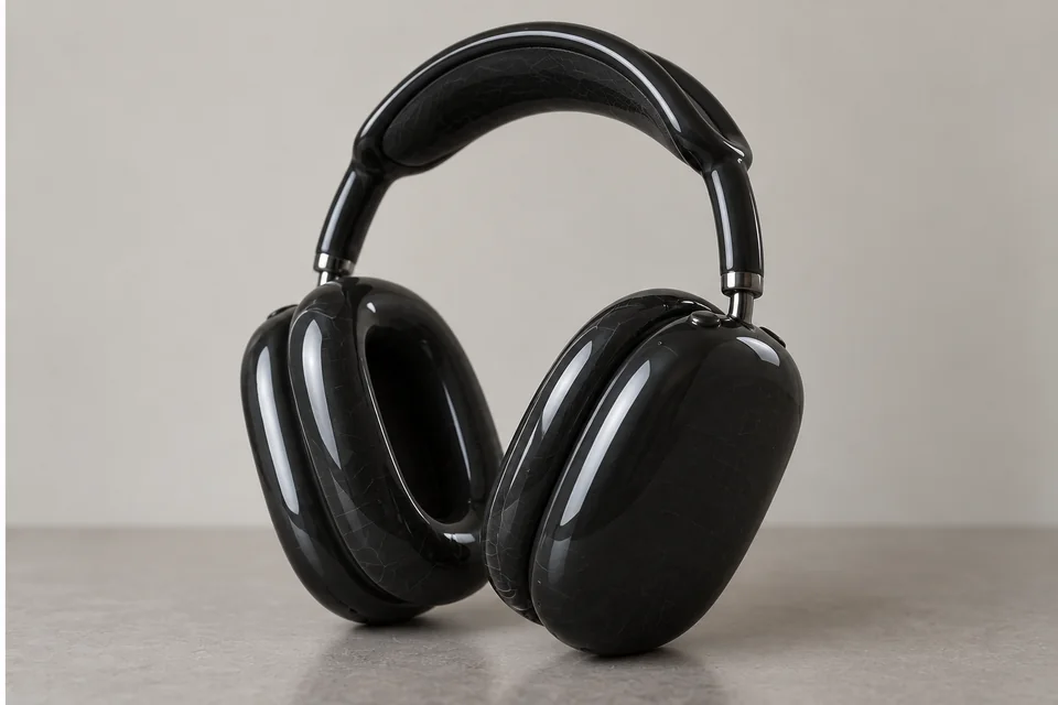 Glazed porcelain — headphones