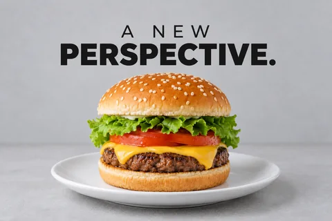 Designed hero poster — food