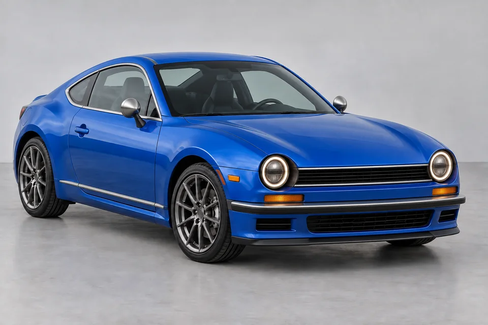 Retro-future restomod — car