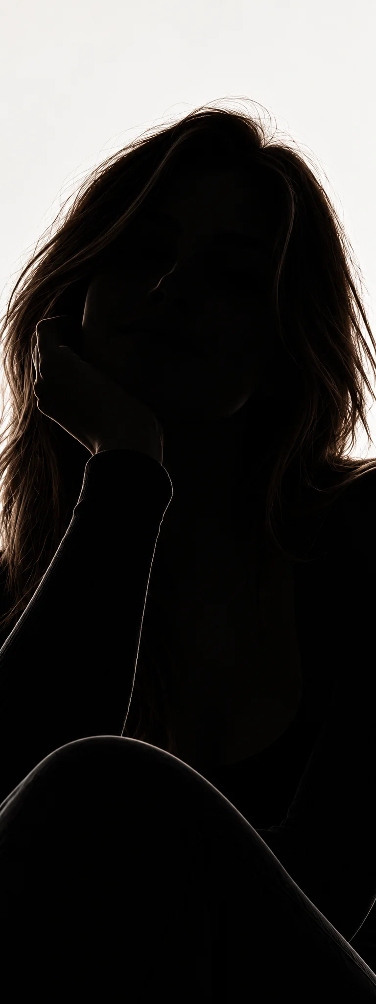 Graphic silhouette — woman