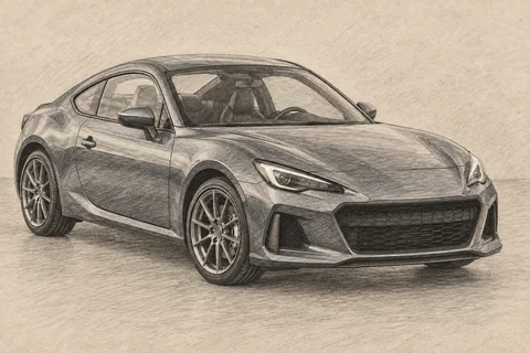 Graphite sketch — car