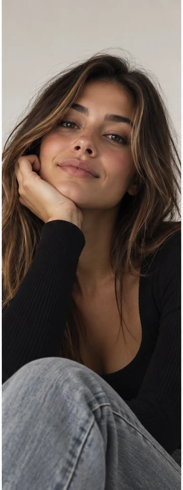 Original portrait of a fictional woman